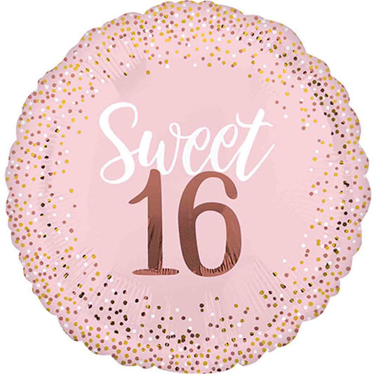 Foil ballons: Sweet 16