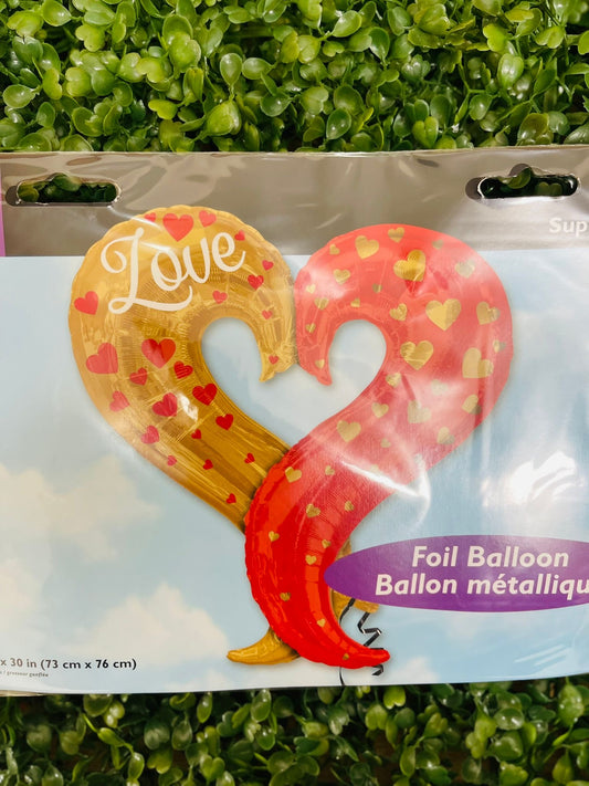 Foil ballons: Love