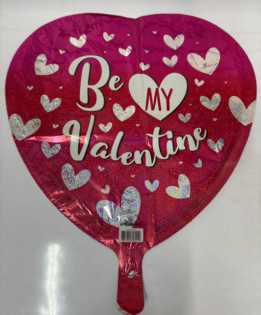 Be my Valentine foil balloon