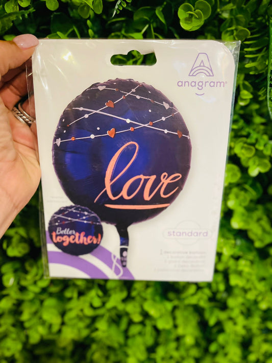 Foil ballons: Love Betther Together