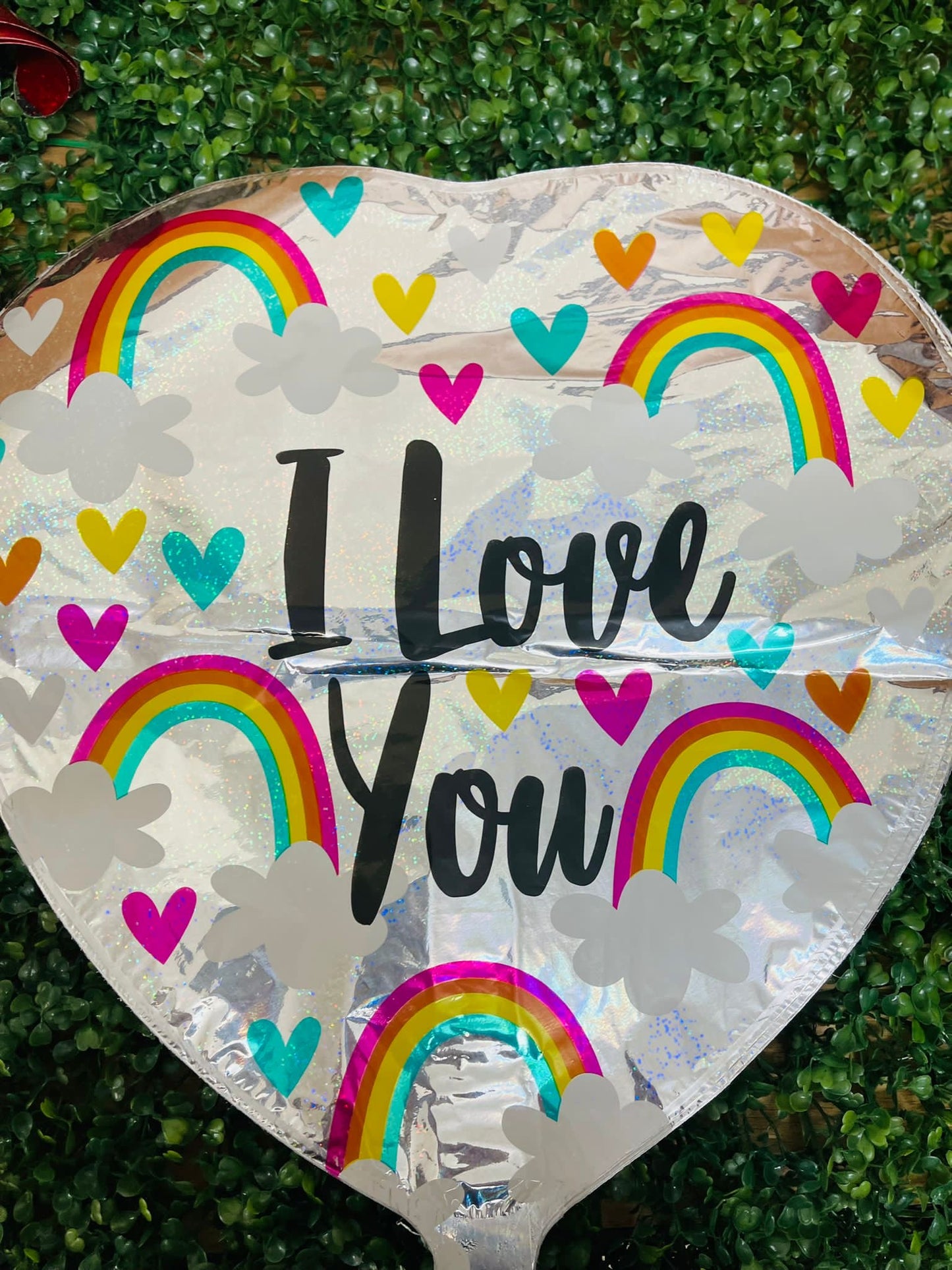 Foil ballons:  I Love You