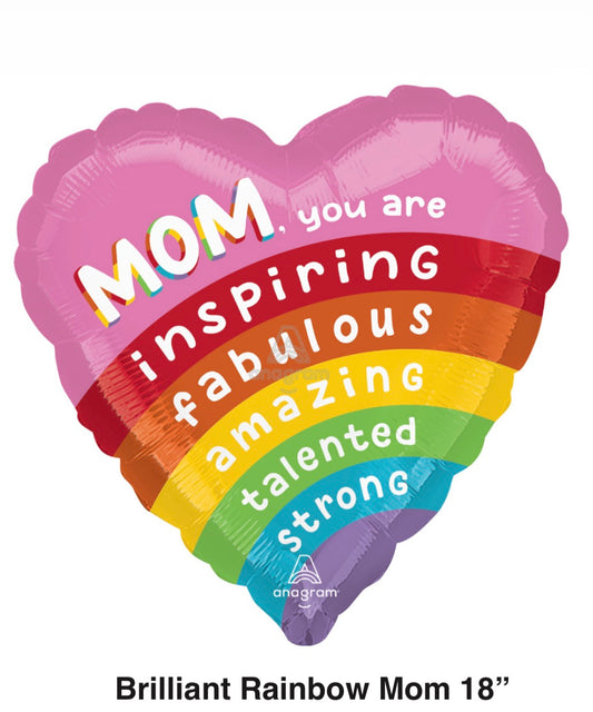 Brilliant Rainbow Mom 18”